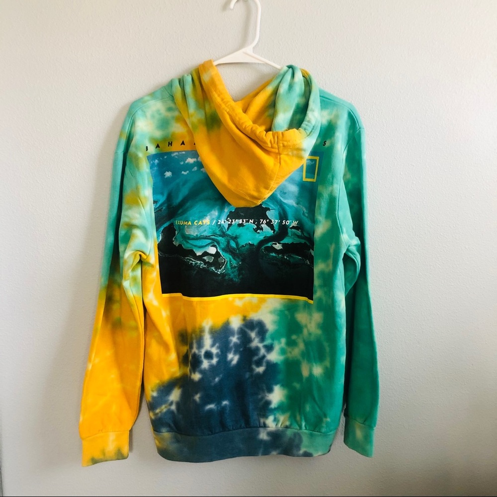 Tie-Dyed Nat Geo Bahamas Hoodie - Picture 3 of 9